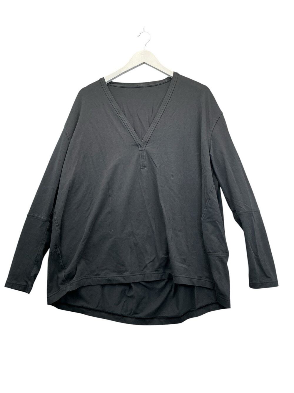 lululemon athletica Long-Sleeve Crew Pullover Women’s Size Large Black